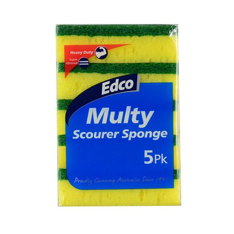 Edco Multy Scourer Sponge 5Pk