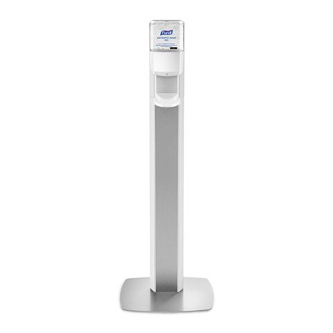 Purell ES8 Messenger Es8 Graphite Floor Stand With Es8 Dispenser Touch Free