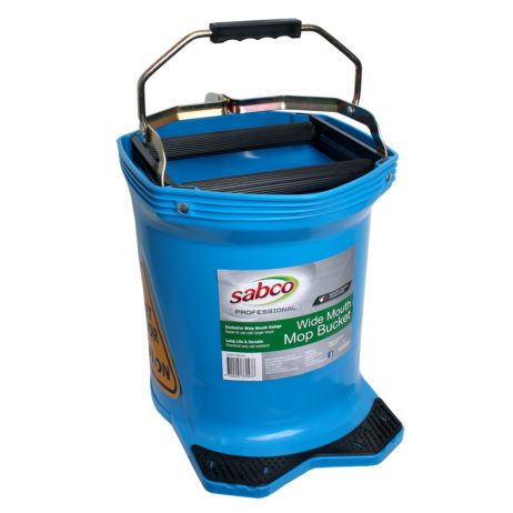 Sabco Professional Wide Mouth 16Lt Mop Bucket - Blue