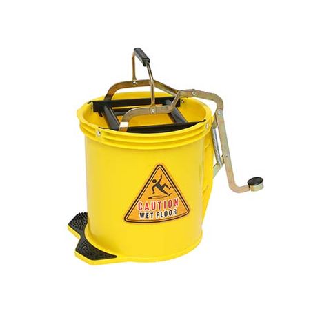 Edco 15 Litre Wringer Bucket-Yellow