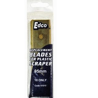 Edco Replacement Blades For Plastic Scraper 95 Mm 10PK