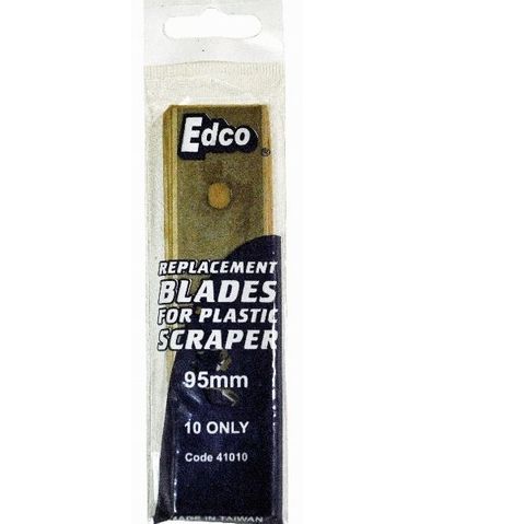 Edco Replacement Blades For Plastic Scraper 95 Mm 10PK