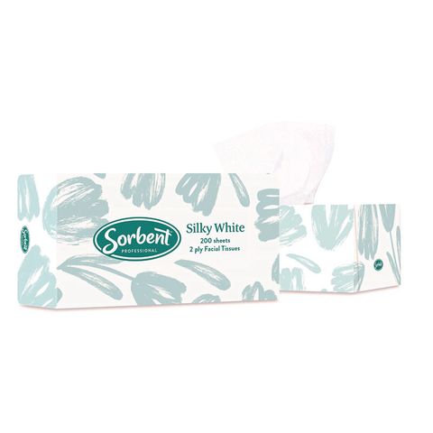 Sorbent Professional Facial Tissue 2 ply 200's x24