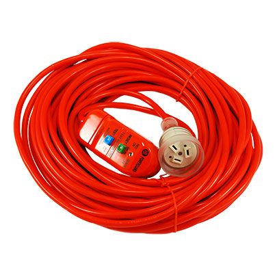 Pacvac Extension Lead - 18m - 3C - Plug Type I - RCD