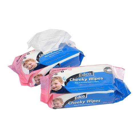 Edco Cheeky Wipes 80Pk Refill