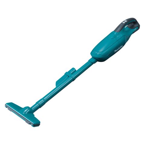 Makita 18V Stick Vacuum Push Button Switch Disposable Dust Bag Teal Housing - Tool Only