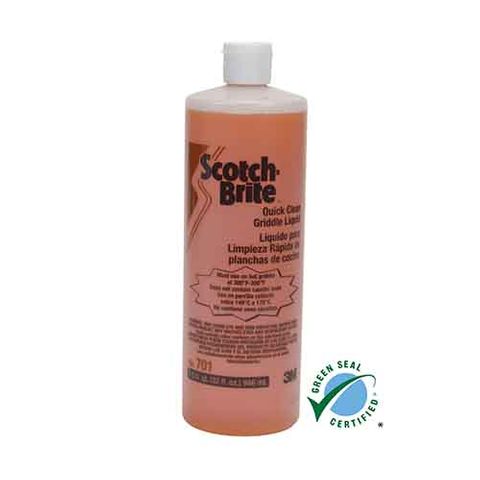 3M Scotch-Brite Quick Clean Griddle Liquid 701 (1 Quart) (4/Case)