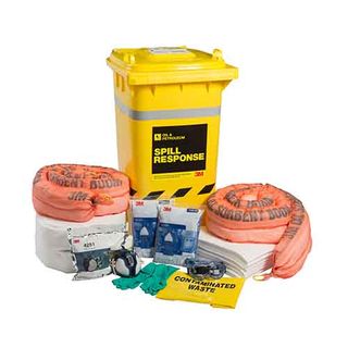 3M Oil Spill Kit Wheelie Bin 190L Osrk-190