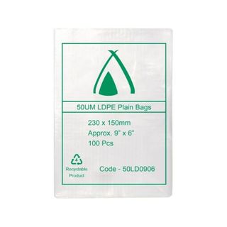 Huhtamaki Tp 230 X 150 mm 50Um Ldpe Bags (9X6) X1000