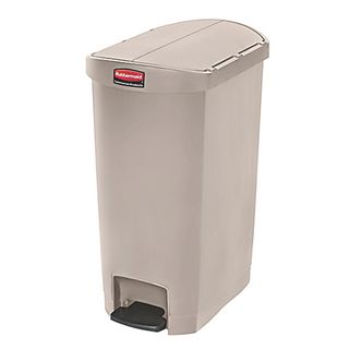 Rubbermaid Slim Jim 50L/13G Resin Step On Beig