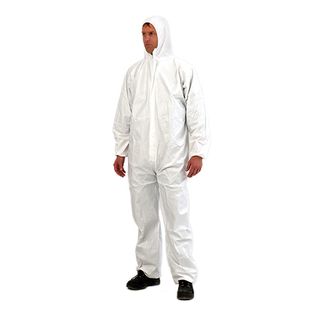 Paramount Disposable PROVEK Coverall -White M