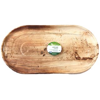 Alpen Palmleaf Platter 22X12" 10PK