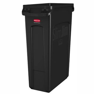 Rubbermaid Vented Slim Jim&reg; 87.1L/23G Black