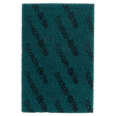 3M 96 S/B Green Scourer Pad 230mm x 150mm