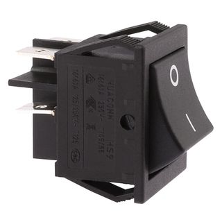 Pacvac Switch - On-Off - Non-Illuminated - Black