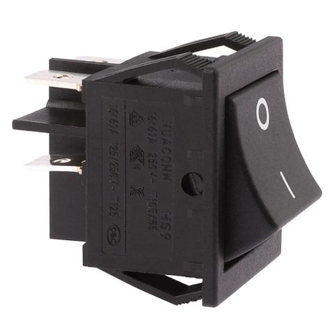 Pacvac Switch - On-Off - Non-Illuminated - Black