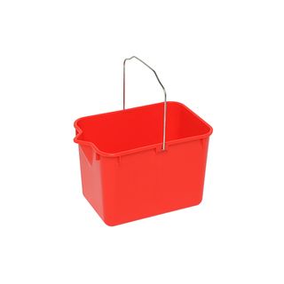 Edco Squeeze Mop Bucket Red