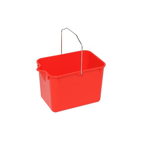 Edco Squeeze Mop Bucket Red