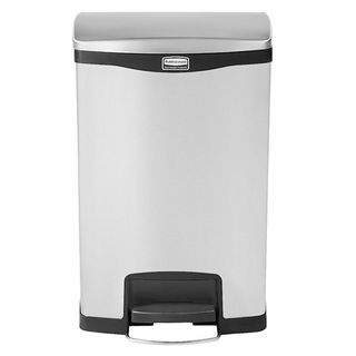 Rubbermaid Slim Jim 50L/13G Fs Metal Step On Black