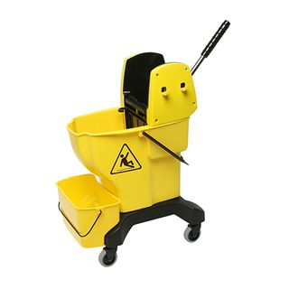 Edco Enduro Press Bucket Complete With Wringer - Yellow