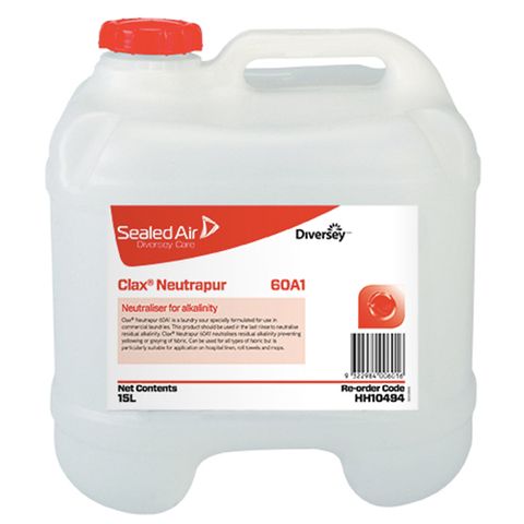 Diversey Clax Neutrapur 60A1 15L Formic Acid Liquid - Laundry Sour