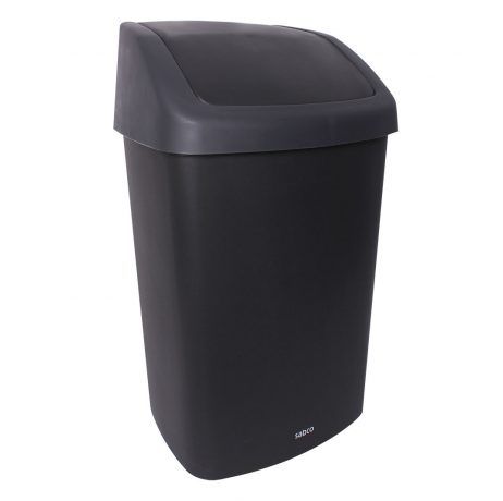 Sabco Grey Rubbish Bin 50L