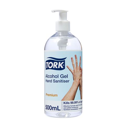 Tork Alco Gel Hand Sanitiser Pump Bottle 500ml