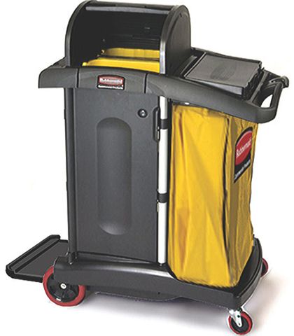 Rubbermaid Hi Security Janitor Cart