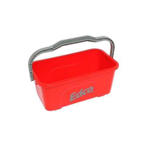 Edco Allpurpose Mop & Squeegee Bucket 11Lt -Red