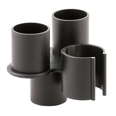 Pacvac Clip – Wand – Plastic - Black - 32mm