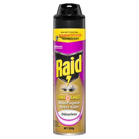 Raid Oneshot Multipurpose Insect Killer Odourless 320g