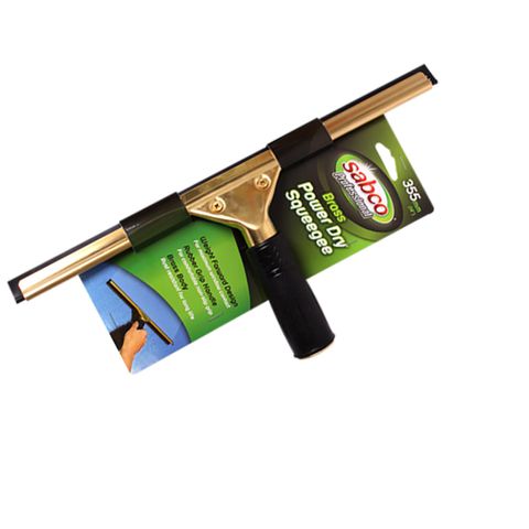 Sabco Professional Brass Window Squeegee 35cm (14 inch)