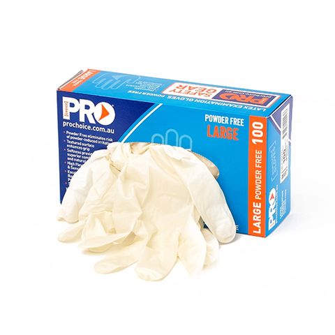 Prochoice Gloves Disposable Latex Powder-Free Clear XL x100