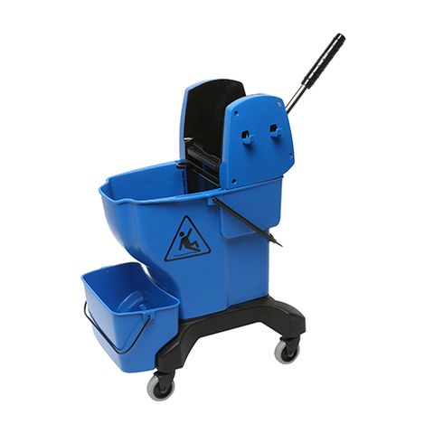 Edco Enduro Press Bucket Complete With Wringer - Blue