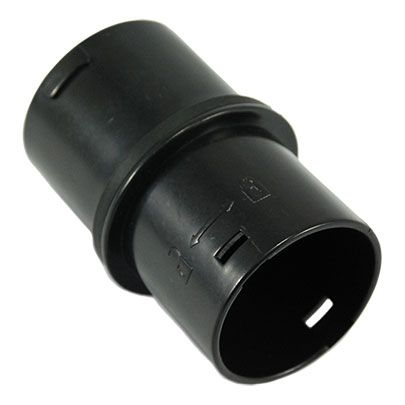 Pacvac Connector - Hose - Plastic - Black - 32mm