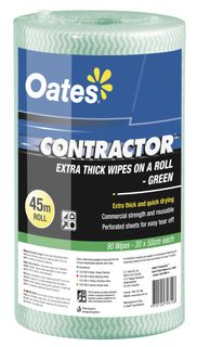 165292 CLR-090-G C/Tract X/Thk Wipe Roll Green