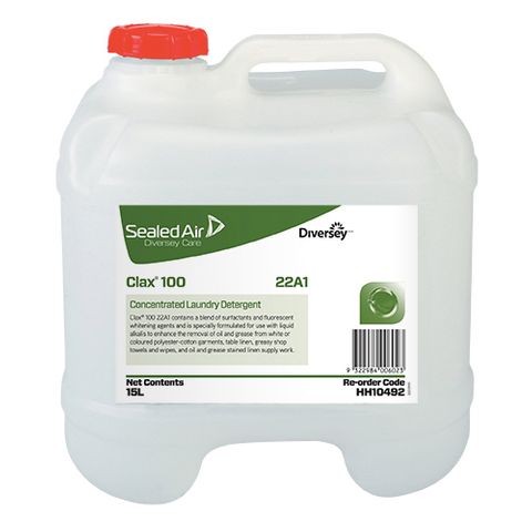 Diversey Clax 100 22A1 15L Concentrated Laundry Detergent