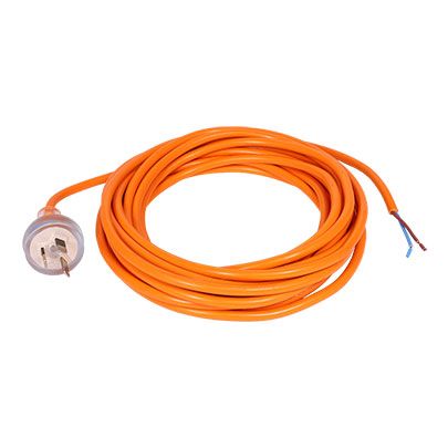 Pacvac Power Cord - Hard Wired - 8m - 2C - Plug Type I
