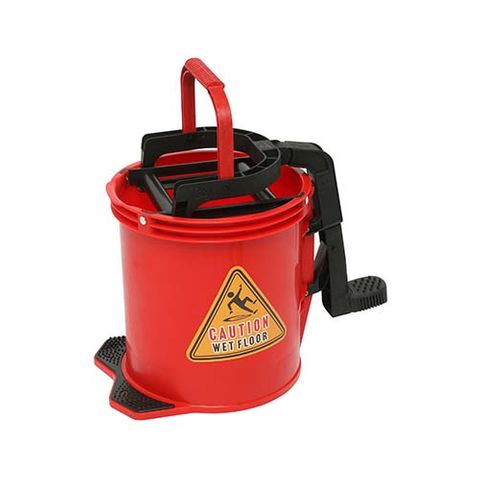 Edco Enduro Nylon Wringer Bucket - Red