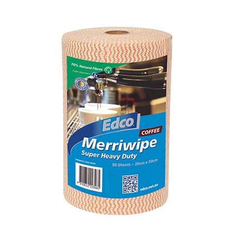 Edco Merriwipe Super Heavy Duty Wipes Coffee Rolls