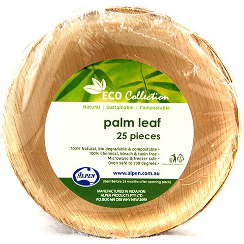 Alpen Palmleaf Round Bowl 5" x100