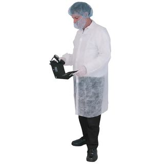 RCR Lab Coat PP Blue W/Out Pockets x50