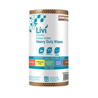 Livi Essentials Commercial Wipes (Brown)