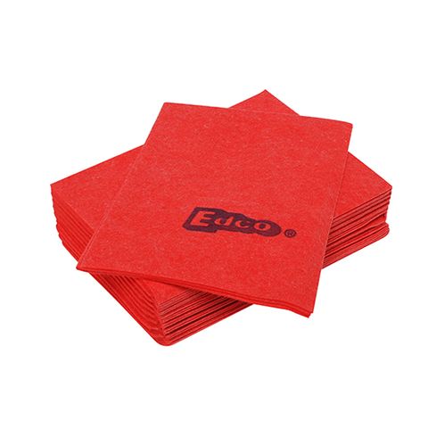 Edco Merritex Heavy Duty Viscose Cloth 10Pk - Red