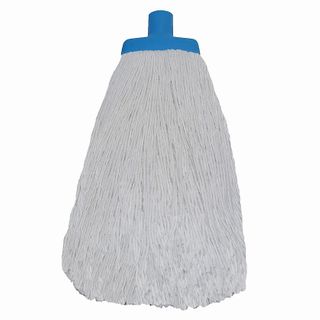Polycotton Mop #24 Plastic Ferrule - Blue