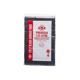 Austar Packaging 120L Black Premium Bin Liner Star Seal 1100x900mm x250