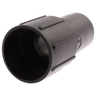 Pacvac Connector - Hose - Plastic - Black - 38mm