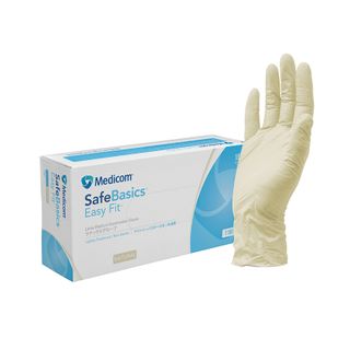 SafeBasics Latex Powdered Examination Glove X-Large x100