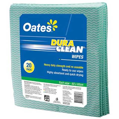 165410 HW-060-G Durawipe Sheets Green 20pk