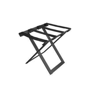 JVD Luggage Rack steel powder coated with leatherette straps (ctn 4)